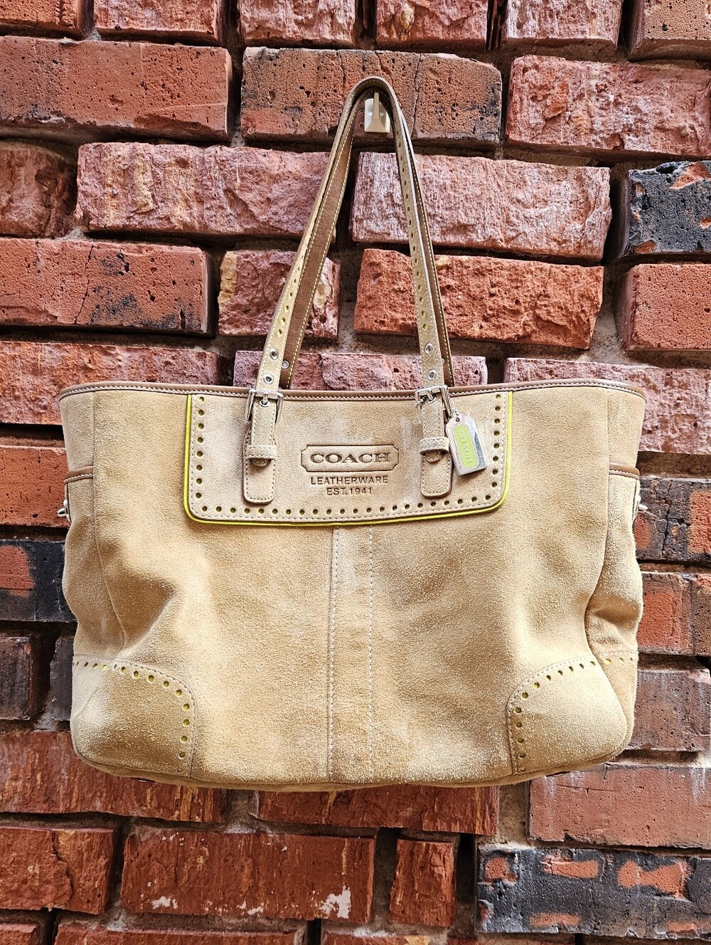 2004 Vintage Coach Hamptons Gallery Tote